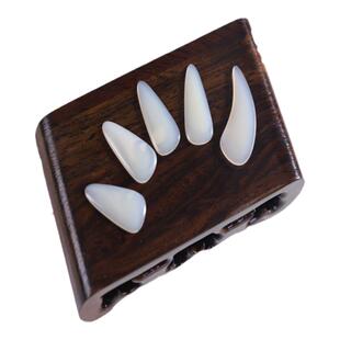 胜利乐进口尼龙古筝指甲演奏专业考级遥指手工打磨成人儿童送胶布