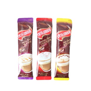 优乐咖啡低糖 速溶冲饮提神解困 摩卡拿铁卡布奇诺低糖炭烧包邮