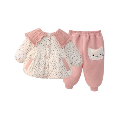 女童套装秋冬款2025新款儿童装