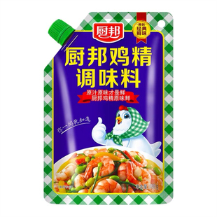 正品厨邦鸡精200g袋带盖口整箱鲜浓香鲜味鸡汁鸡粉炒菜煲汤调味料