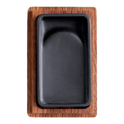 问心堂歙砚新坑 玲珑小砚台 书法练习磨墨墨锭原石砚台初学者用墨池墨盒文房四宝书法国画工笔墨锭专用砚台