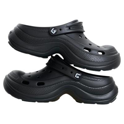 GOTO洞洞鞋厚底增高户外防滑凉鞋