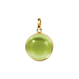 rose&luxury幸运石系列好运18K金天然彩宝吊坠女高级轻奢生日礼物