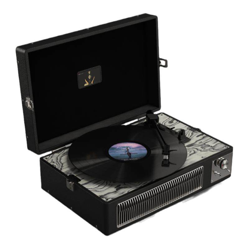 【新品】巫牌1900黑胶唱片机动磁蓝牙音响一体式LP留声机桌面居家