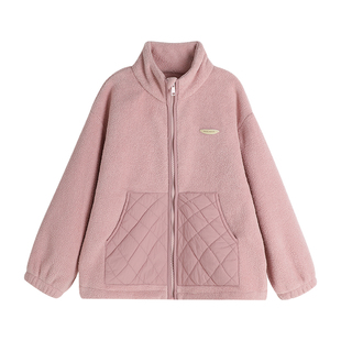 布丁哈鲁童装冬装女童外套2025冬季新款儿童休闲长裤加绒加厚套装