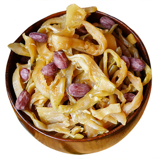 临安特产天目山多味花生笋丝干微辣即食袋装罐装500g坚果零食年货