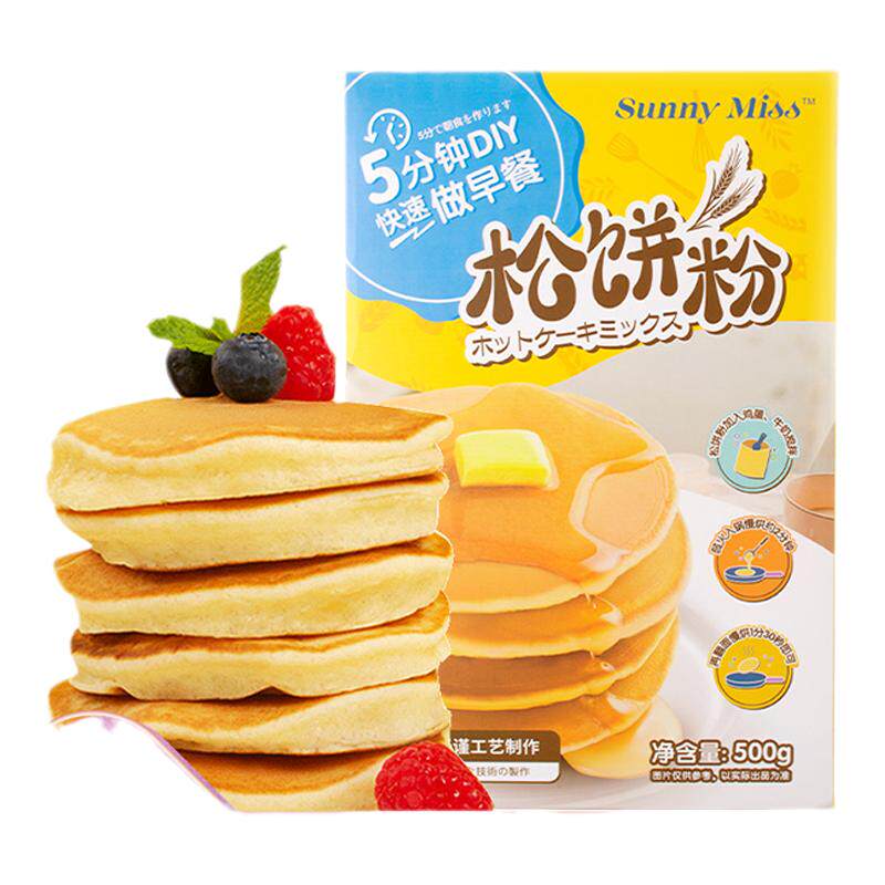 SunnyMiss松饼粉华夫饼粉家用DIY烘焙原料原味芝士全麦多味预拌粉