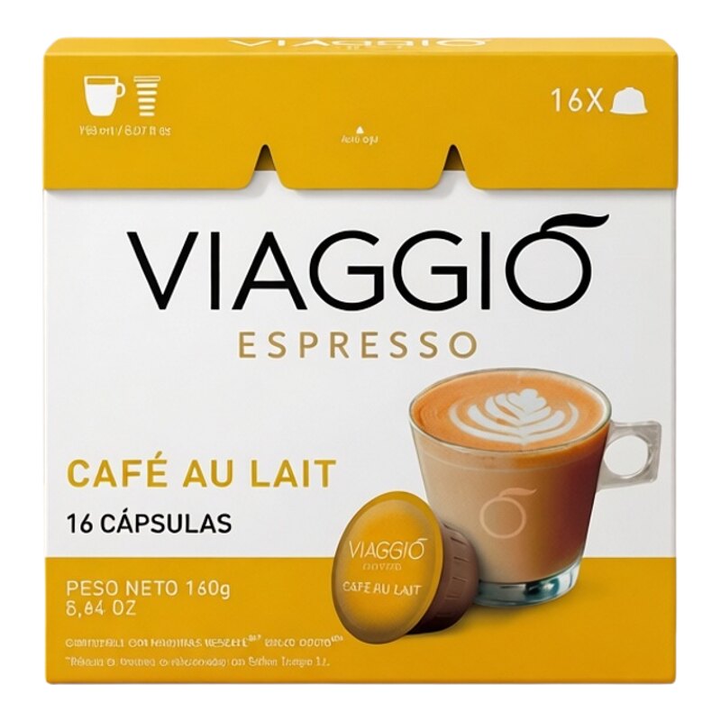 VIAGGIO Espresso优惠孖装拿铁咖啡胶囊160g办公提神饮品牛奶咖啡