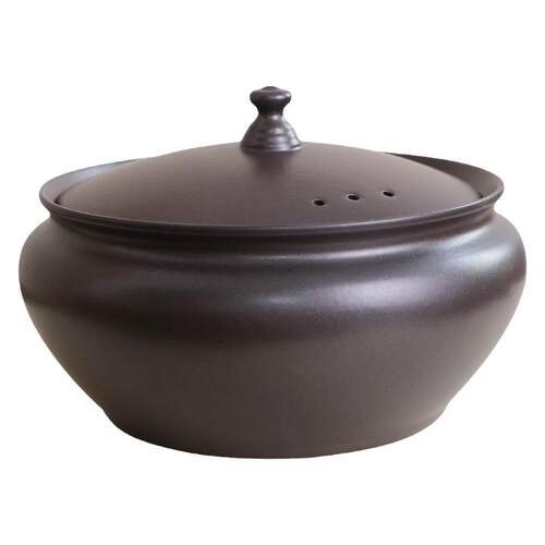 黑白花茶粗陶大容量煮茶器带过滤茶勺盖子围炉煮茶家用电陶炉套装