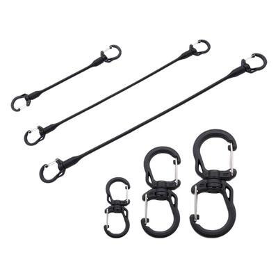 韩国WJ弹性双头挂扣多功能钥匙扣