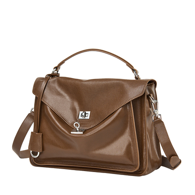 KAISER凯撒信封包头层植鞣牛皮