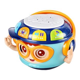 宝宝音乐手拍鼓DJ多功能不倒翁可啃咬益智早教乐器乐感培养儿童12