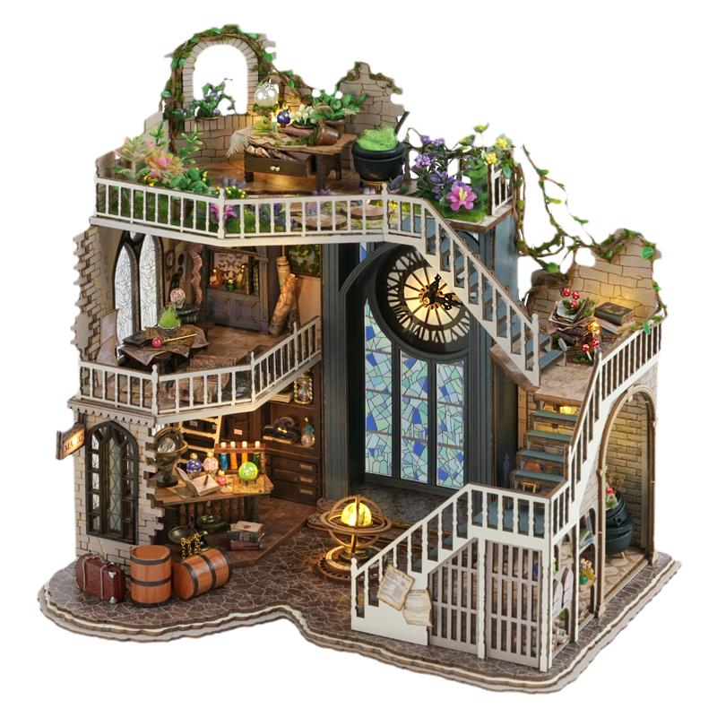 智趣屋diy小屋哈利波特魔法屋手工立体房子拼装玩具模型生日礼物