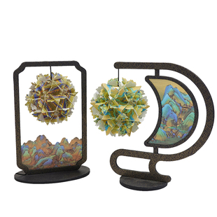 漫拼千里江山纸雕灯3D立体拼图夜灯文创手工diy生日礼物女生圣诞