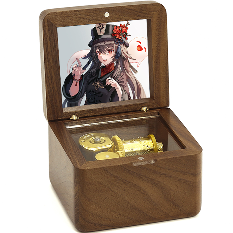 原神米哈游胡桃可莉钟离刻晴安柏凯亚丽莎周边音乐盒生日礼物现货
