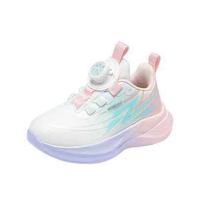 巴布豆女童跑步鞋2026春秋新款儿童运动鞋透气中大童软底鞋子童鞋