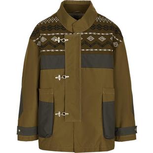 [商场同款]速写男装2025秋新品多元拼接立领羽绒服时尚9P9C12220