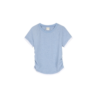 solighter法式正肩修身T恤短袖