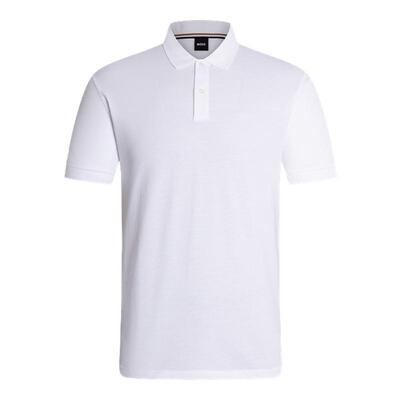 BOSS博斯夏季短袖休闲棉质Polo衫