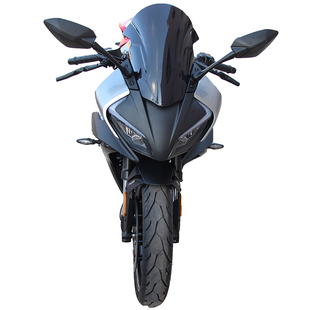 适用春风250SR竞技风挡2023新款改装风挡加高前挡风罩 后盖后驼峰