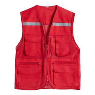 夏季透气网反光马甲代驾广告背心施工快递志愿者反光衣工作服定制