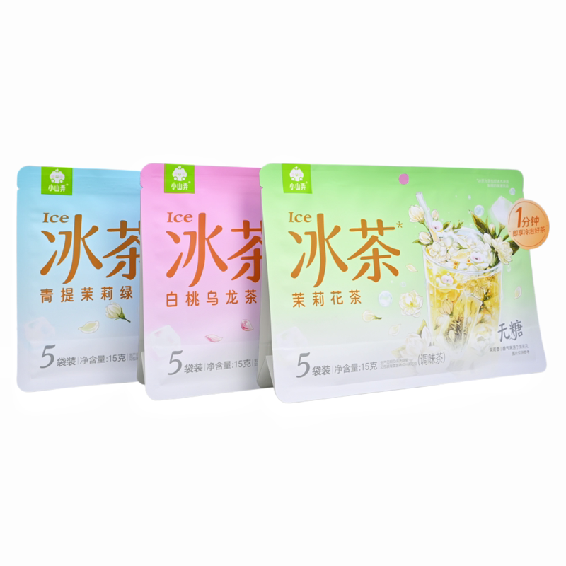 小山弄冰茶系列青提茉莉绿茶白桃再加工茶/配方茶/调