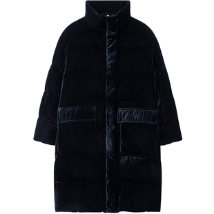 【90白鸭绒】Juicy Couture橘滋羽绒服女25冬季新款丝绒加厚外套