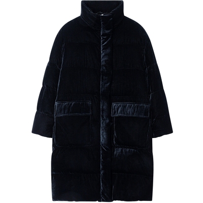 JuicyCouture橘滋丝绒羽绒服