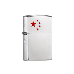 zippo打火机五角星磨砂填漆官方煤油防风退伍军人纪念品送战友