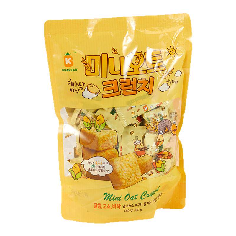 菠咔迷你kaka脆香草味零食饼干