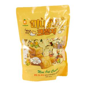 菠咔迷你kaka脆香草味零食饼干