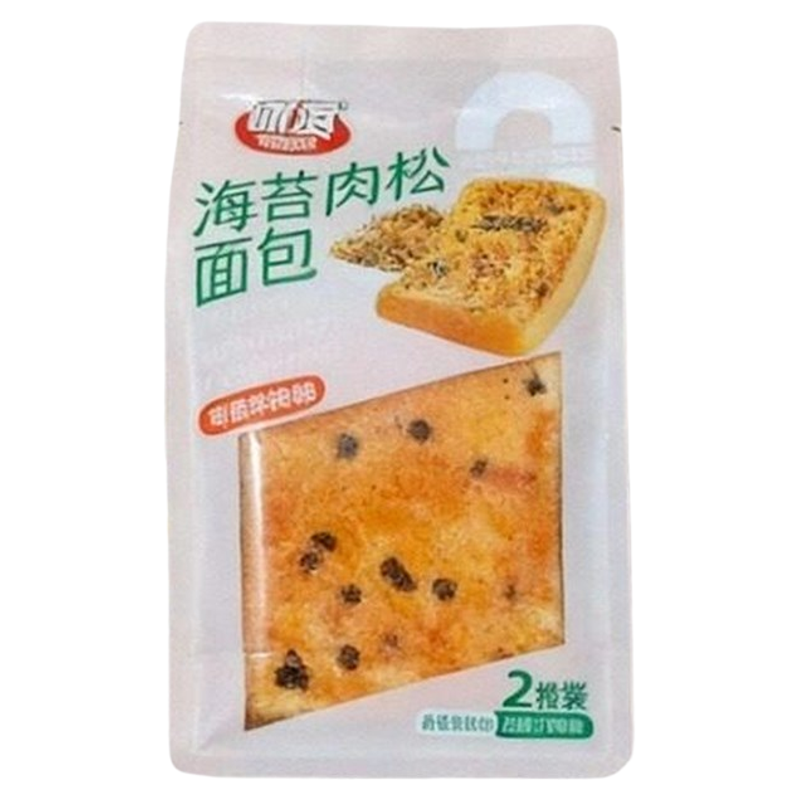 泳承海苔肉松面包软吐司86g独立包装校园商超同款学生早餐小零食