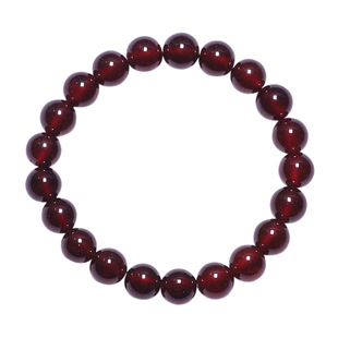 珂拉咪 天然橙红石榴石手链男女款 水晶手串转运饰品礼物优质款