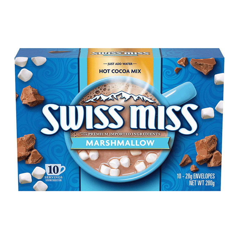 Swiss Miss美怡可棉花糖味巧克力粉饮品可可粉热巧克力冲饮品
