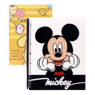 迪士尼卡通乐谱夹展开式不反光琴谱夹儿童吉他谱夹曲谱夹四页连页