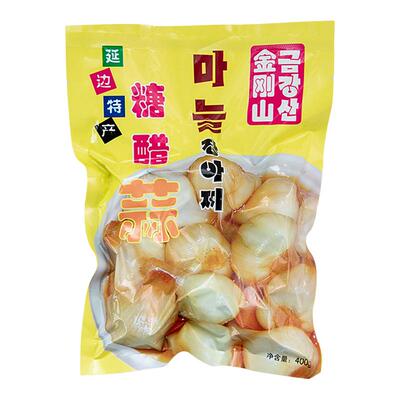 延边糖醋蒜金刚山韩国风味辣白菜