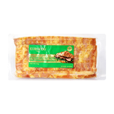 eurofoo厚切培根1kg烘焙培根