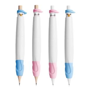 NBX按动握笔器矫正器小学生幼儿园初学者铅笔控笔训练宝宝学写字儿童纠正握笔姿势神器笔套笔帽保护套延长器