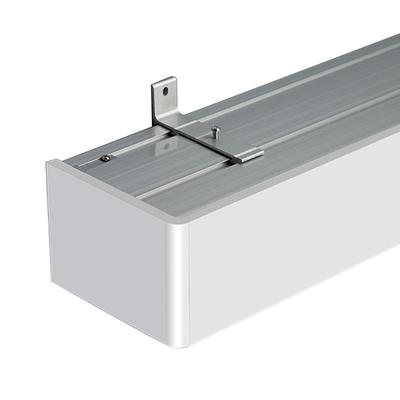 铝合金窗帘轨道窗帘盒轨道一体遮挡单双轨静音导轨L型U型滑轨滑道