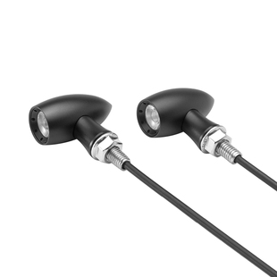 摩托车LED侧面转向灯转弯灯方向灯行车灯子弹头小型辅助尾灯改装