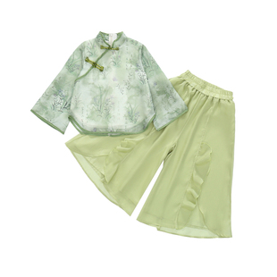 儿童汉服男童古装女童日常可穿中式中国风唐装小学生六一演出服装