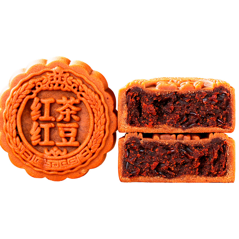 日月坊豆沙月饼老式传统广式红绿豆沙中秋节手工散装月饼2025新款