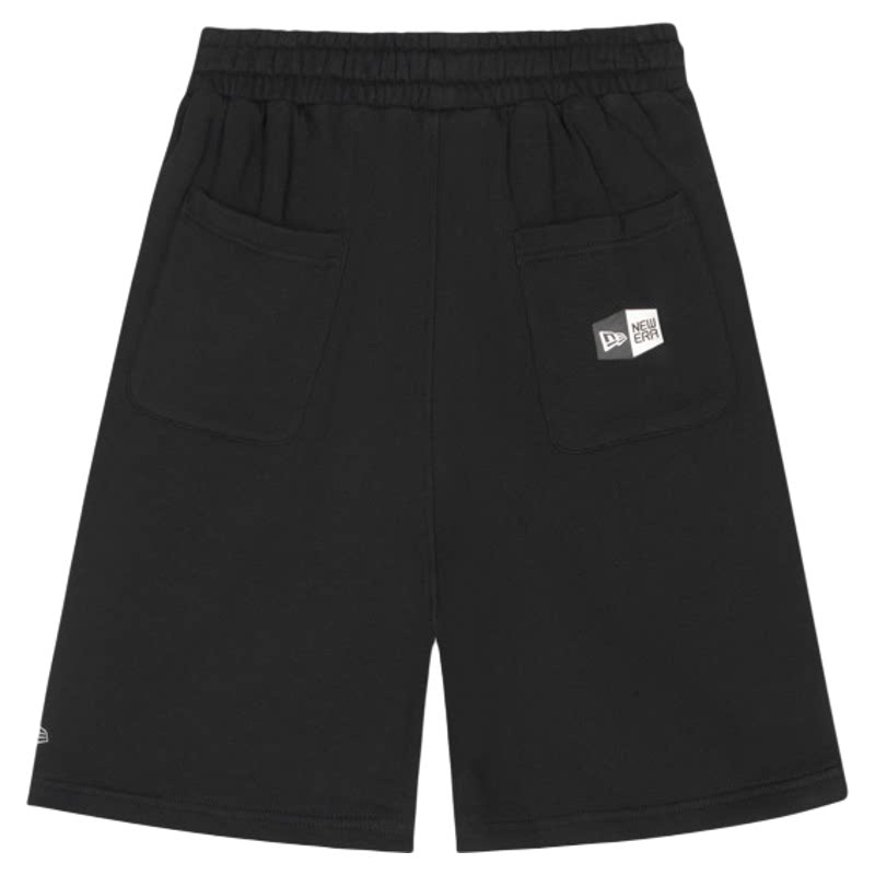 NEW ERA纽亦华26新品五分复古针织纯棉抽绳休闲运动短裤男女NE