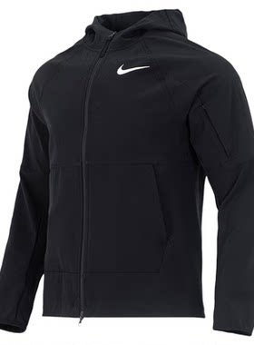 耐克Nike PRO男子保暖上衣外套加绒舒适百搭梭织夹克DQ6594-010