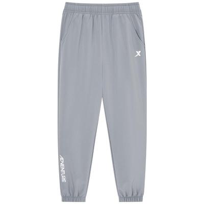 特步童装男童裤子女童春秋新款加绒保暖卫裤儿童舒适百搭运动长裤