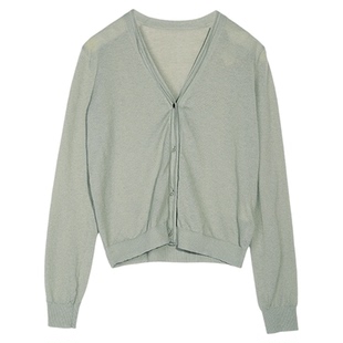 ZOLLE老钱风亚麻材质舒适透气百搭外套开衫女26春夏新品