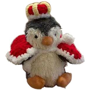 适用于jellycat玩偶11cm花生企鹅挂件18衣服头套配饰23娃衣帽子