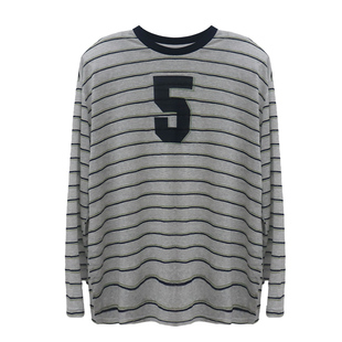 LONSLAN 25SUMMER 拼色条纹防晒长袖T