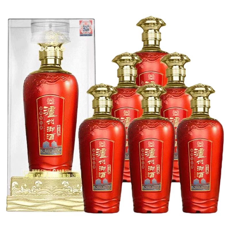 泸州御酒 和之美 52度浓香型白酒500ml*6瓶整箱高档礼盒包装