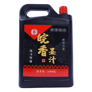 墨汁书法专用毛笔墨水墨液国画专用黑色练习墨汁2500g大容量学生